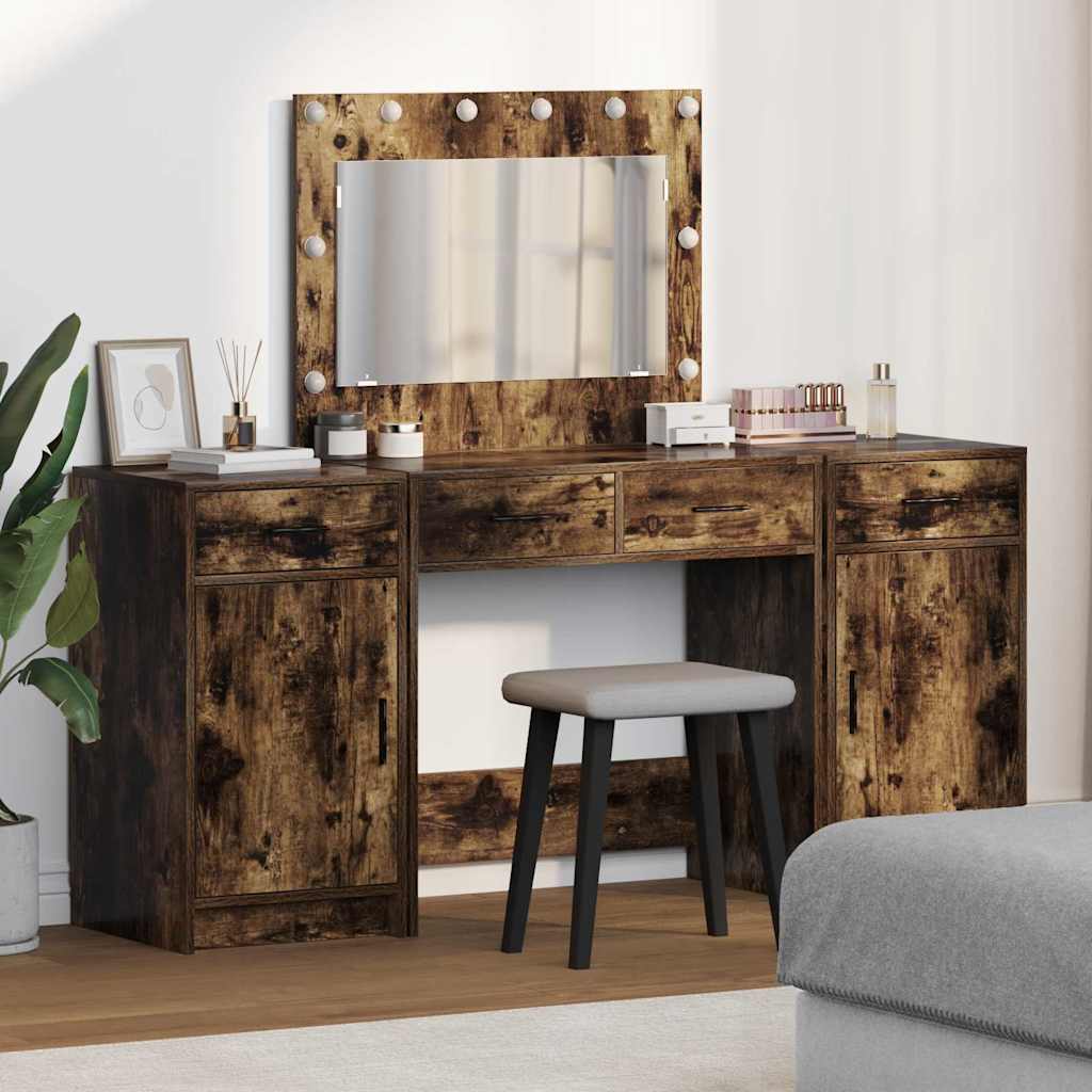 Dressing Table 3 Pcs 40 X 41 X 75 Cm Engineered Wood